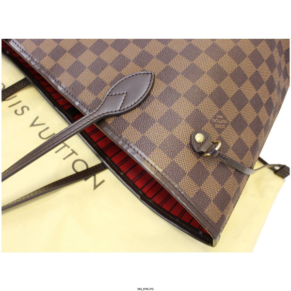 LOUIS VUITTON Neverfull MM Damier Ebene Shoulder Bag-US