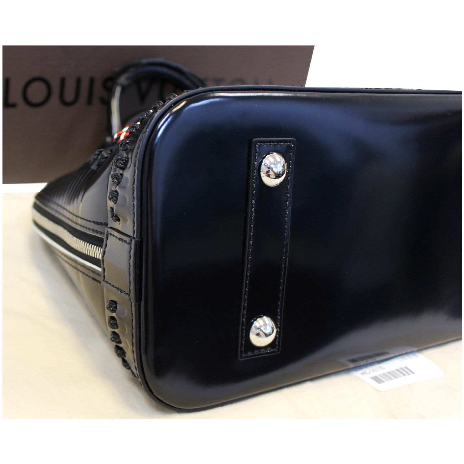 Louis Vuitton, Bags, Louis Vuitton Alma Pm Black Patent Leather Tote