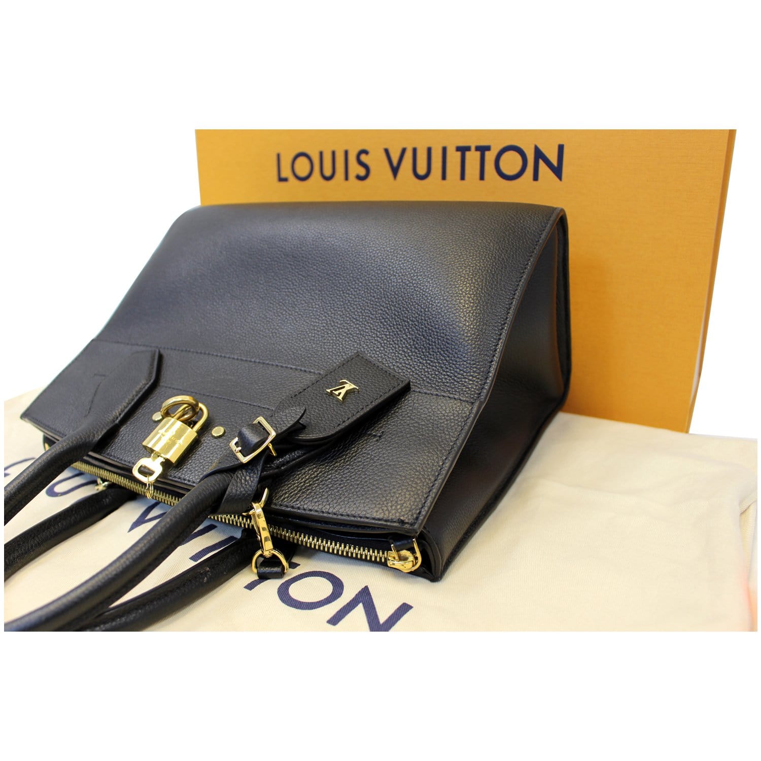 Louis Vuitton, Bags, Louis Vuitton Gold Studded City Steamer Mm Totebag
