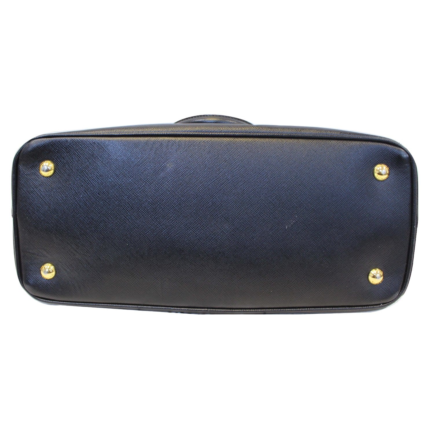 Prada Convertible Flap Tote Tessuto/Saffiano Medium Nero Black in Nylon/Leather  with Gold-Tone - US