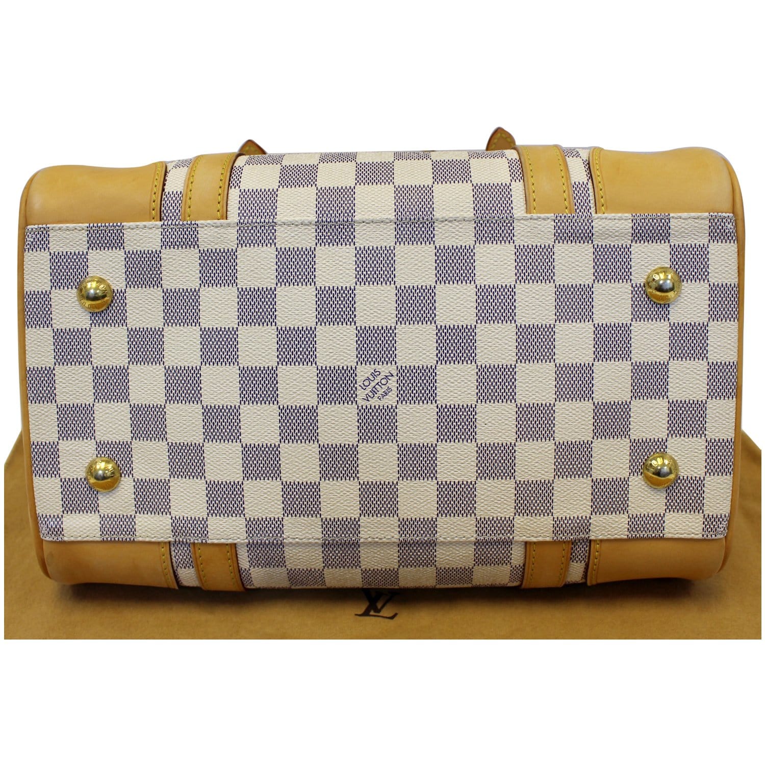 Berkeley cloth handbag Louis Vuitton White in Cloth - 35204333
