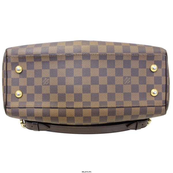 Louis Vuitton Damier PM Trevi Ebene Brown Shoulder Bag - back view