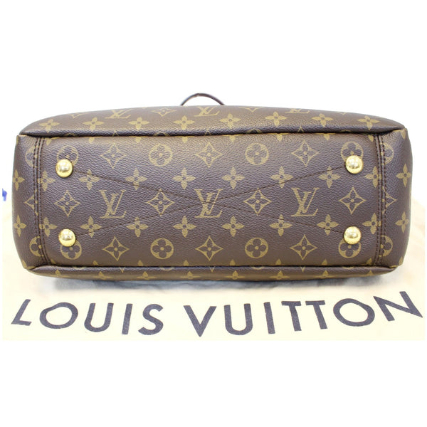 LOUIS VUITTON Pallas Monogram Canvas Chain Shopper Bag Aurore