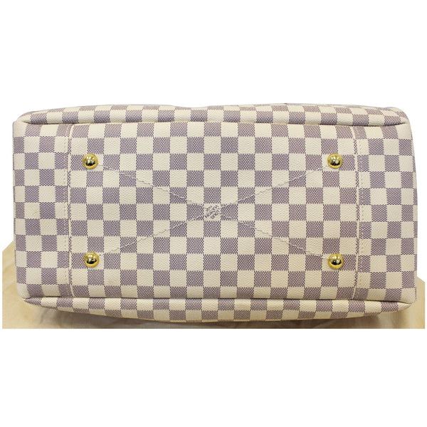 LOUIS VUITTON Artsy MM Damier Azur Shoulder Bag White-US