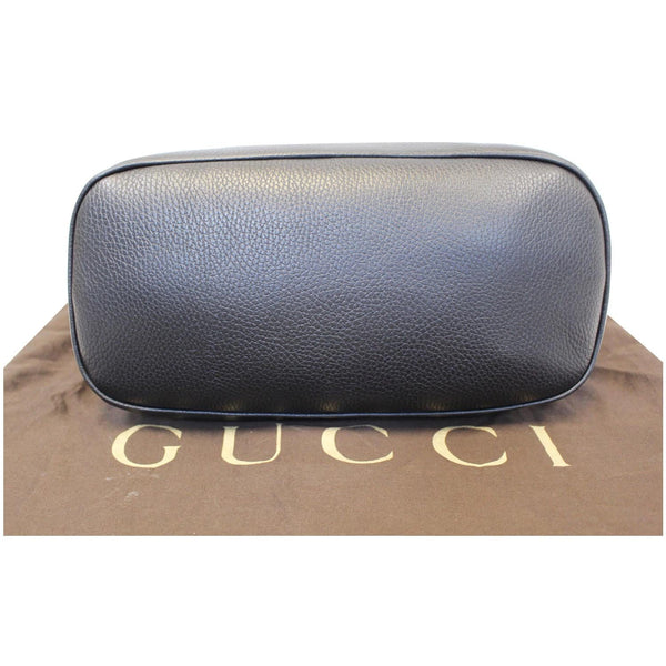 GUCCI Dome Leather Crossbody Bag Black 420023