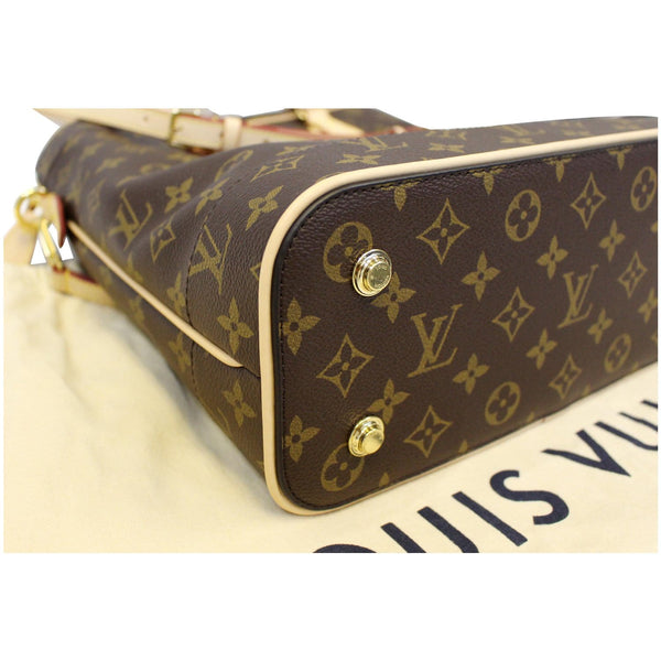 LOUIS VUITTON Carry All MM Monogram Canvas Shoulder Bag Brown-US