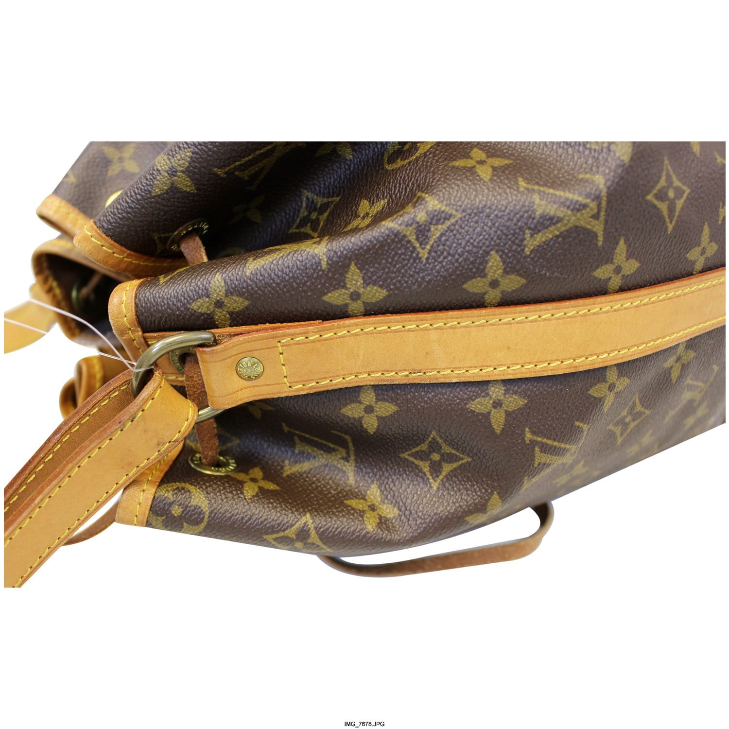Authentic Louis Vuitton Monogram Noe Brown Shoulder bag #14685