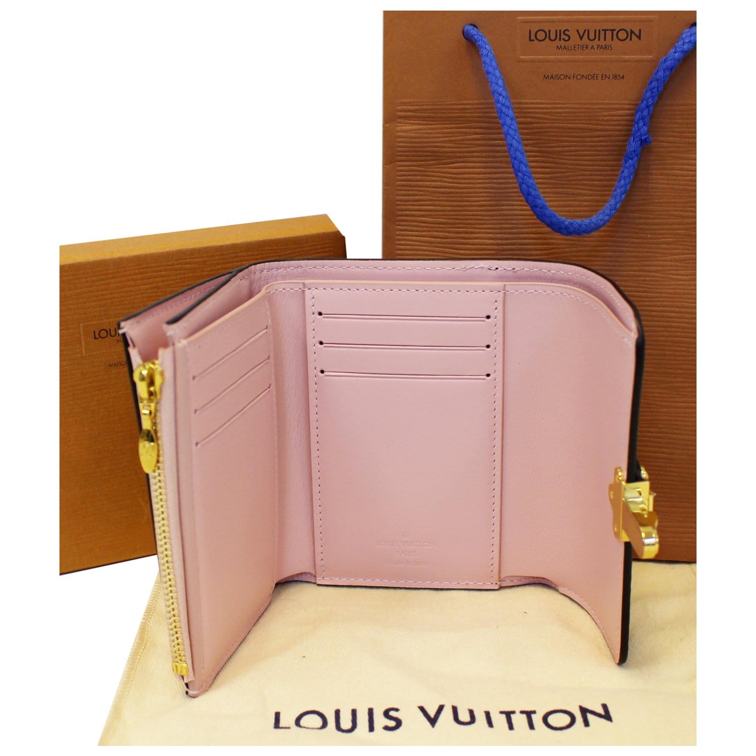 Louis Vuitton Malletier Paris 1854 Leather Wallet