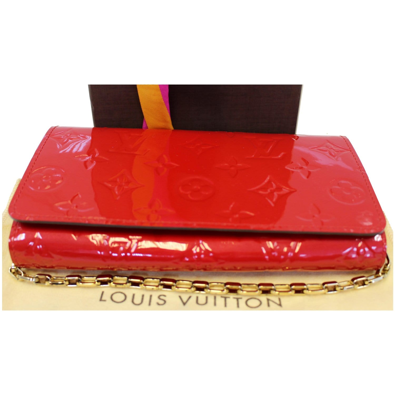 Louis Vuitton - Portefeuille Sarah Vernice Wine Red - - Catawiki