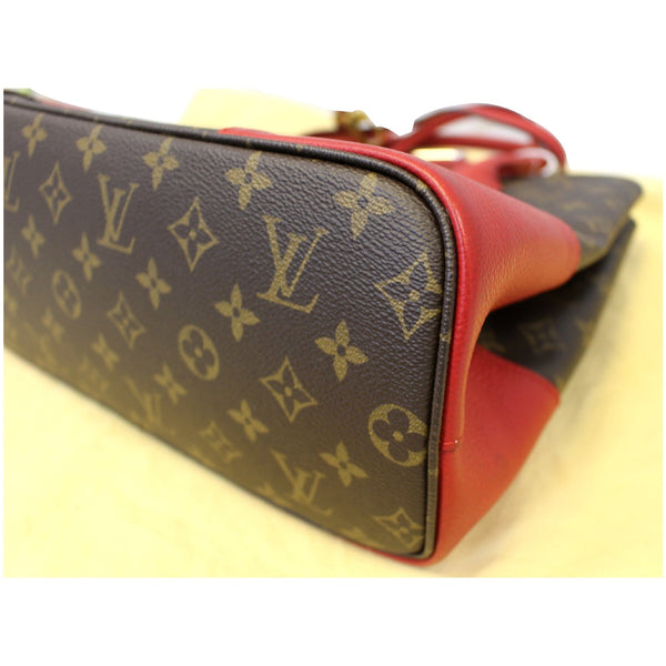 LOUIS VUITTON Flandrin Monogram Canvas Tote Shoulder Bag Cherry-US