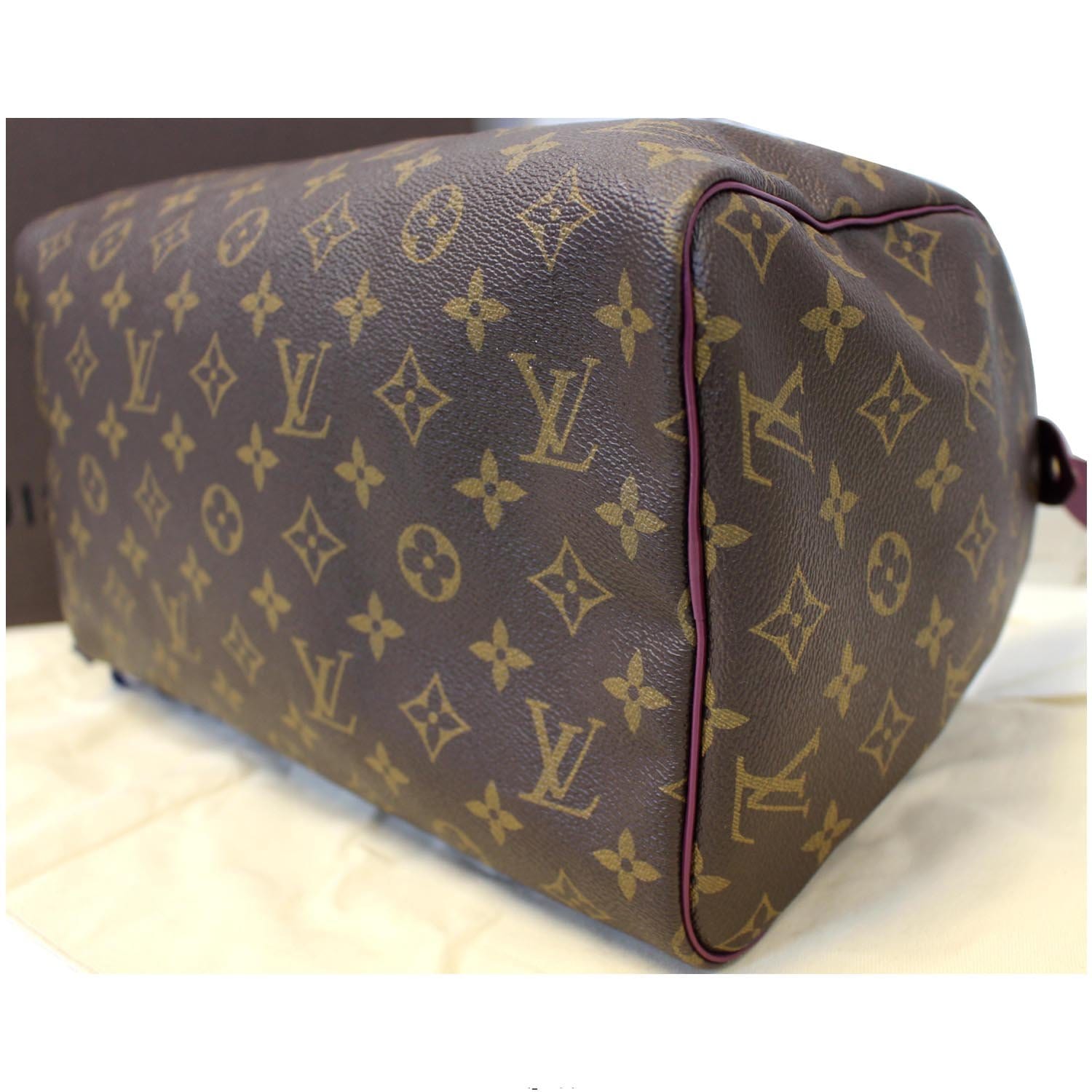 Authentic Louis Vuitton Limited Edition Totem Monogram Canvas Speedy 30  Handbag