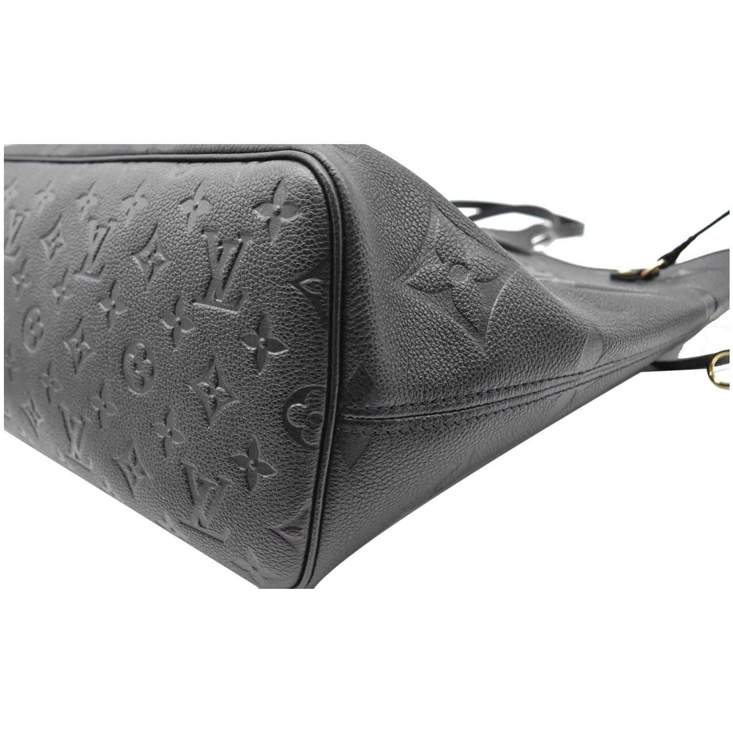 Louis Vuitton Black/White Monogram Empreinte Leather Neverfull MM Bag Louis  Vuitton