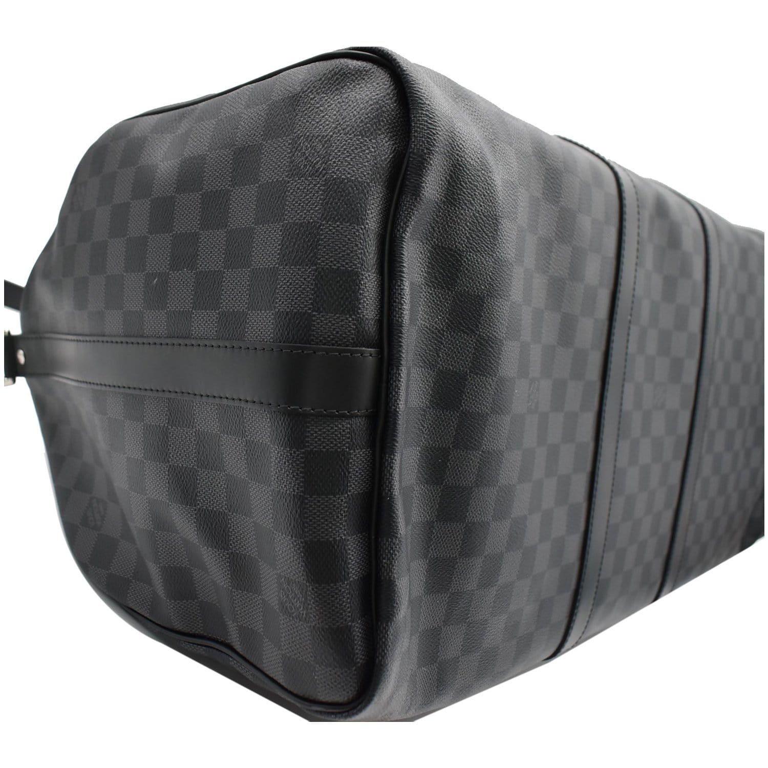 Louis Vuitton Keepall Bandouliere Bag Damier Graphite 55 Black 22394331