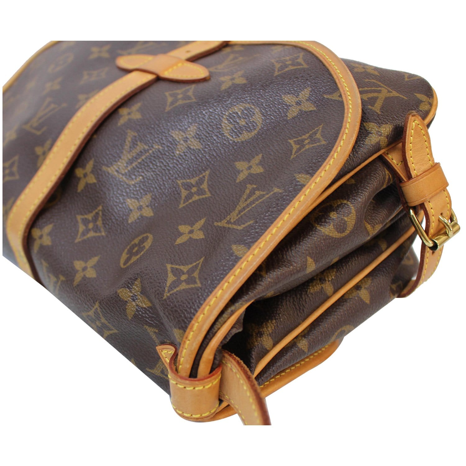 Louis Vuitton Monogram Saumur 30 Shoulder Bag M42256 LV Auth 42900 Cloth  ref.945796 - Joli Closet