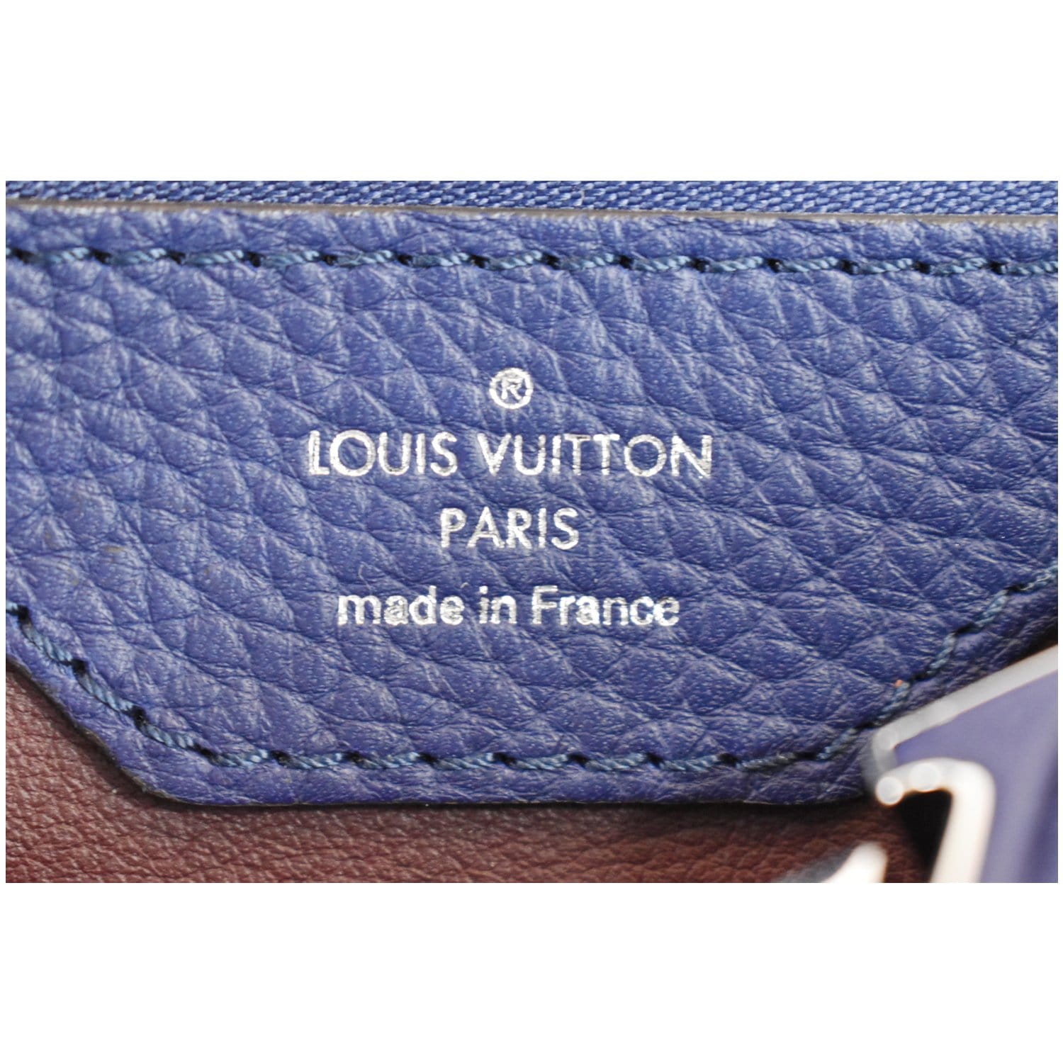 Louis Vuitton Capucines Womens Handbags, Blue, *Inventory Confirmation Required