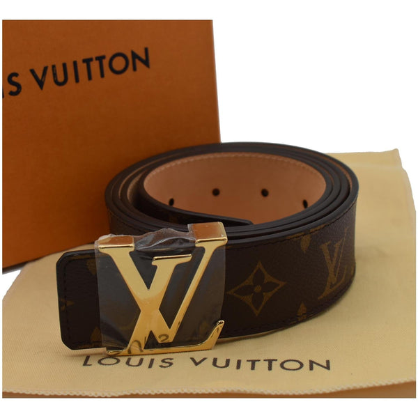 Louis Vuitton LV Initiales Monogram Canvas Buckle Belt