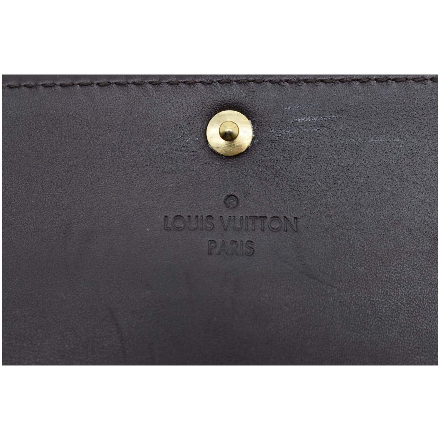 Louis Vuitton M93530 Monogram Vernis Pomme d'Amour (Cherry Red) Sarah Wallet  - The Attic Place