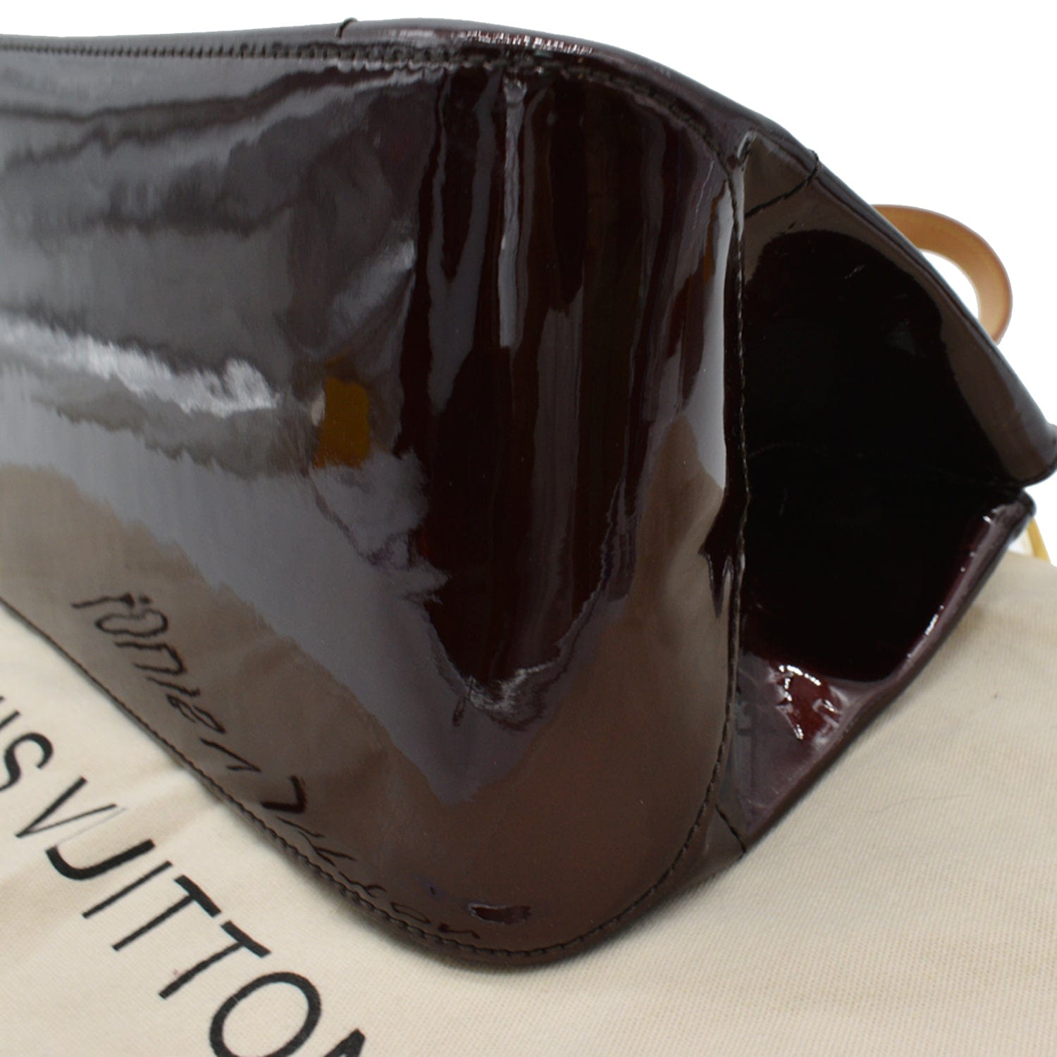 Louis Vuitton bag Vernis Rosewood Avenue Amarante M93510 32x15x13cm