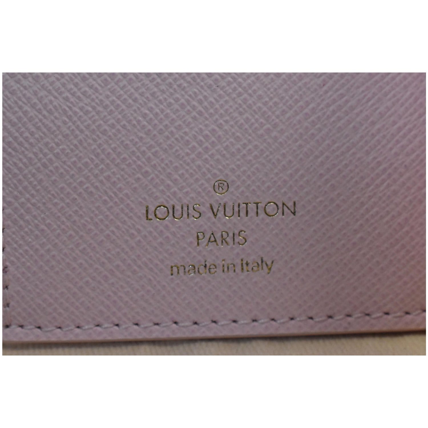 Bought someone this beautiful wallet and hotstamped her initials in gold on  the pink inside! : r/Louisvuitton