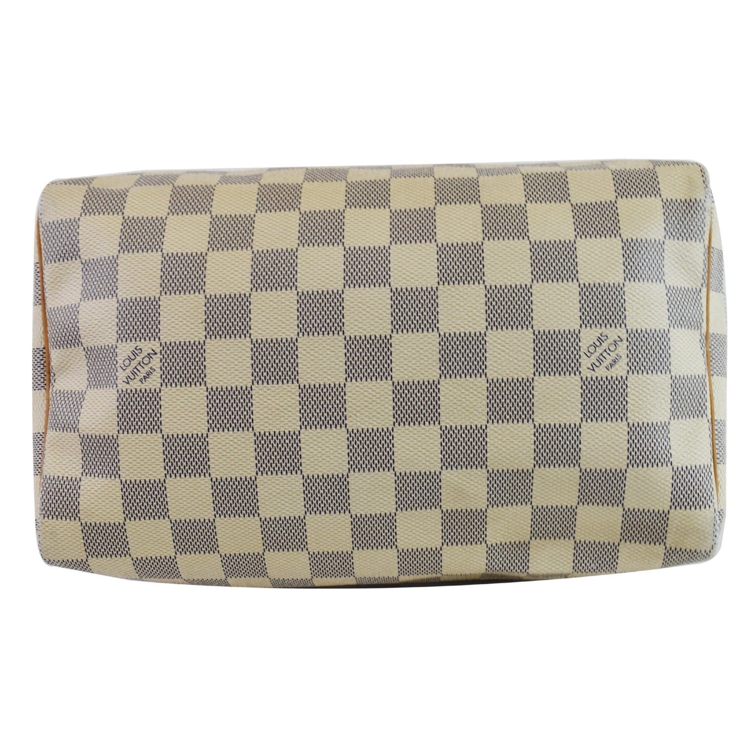 Sac Louis Vuitton speedy 25 checkered azure White Cloth ref.384860