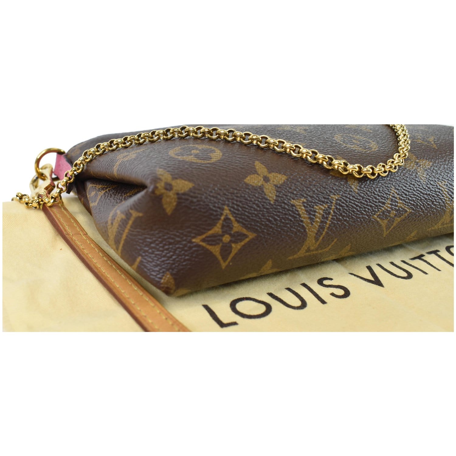 Louis Vuitton Pallas Clutch BB Brown Mustard Leather Cloth ref.422549 -  Joli Closet