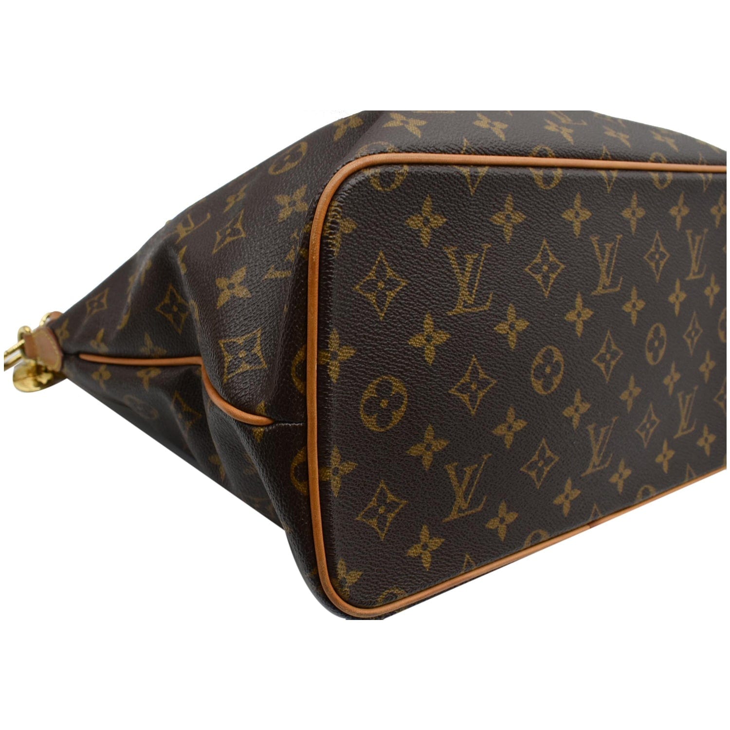 Palermo cloth handbag Louis Vuitton Brown in Cloth - 36929106