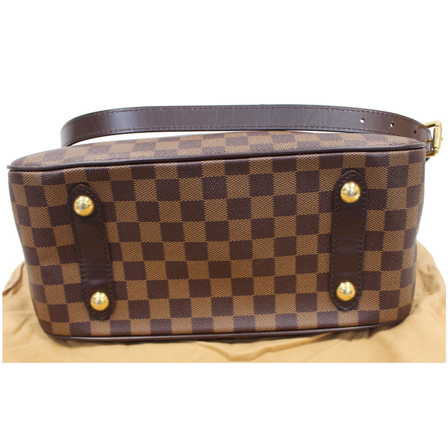Authenticated Used Louis Vuitton Buzas Roseberry Women's Shoulder Bag  N41178() Damier Ebene (Brown) 
