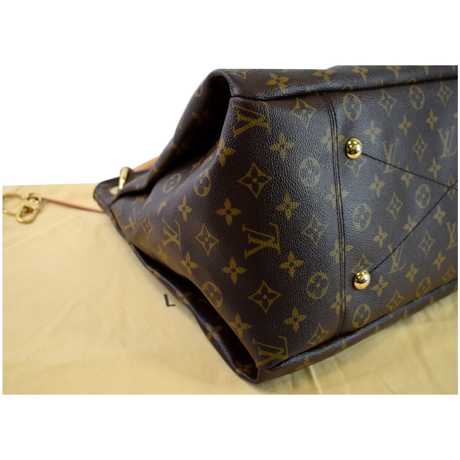 Louis Vuitton artsy mm canvas monogram hand bag Brown Cloth ref