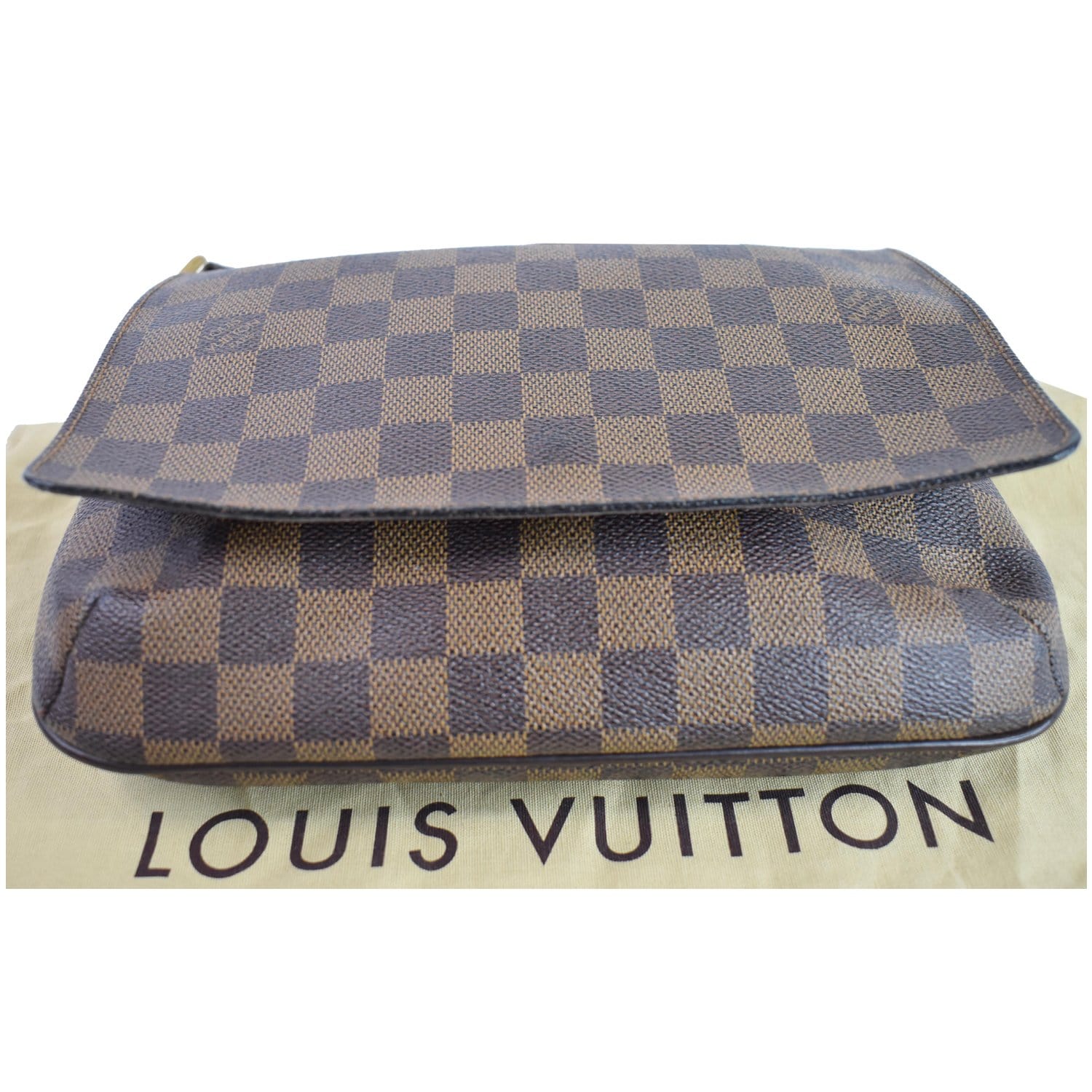 Louis Vuitton - Authenticated Musette Tango Handbag - Polyester Brown for Women, Very Good Condition