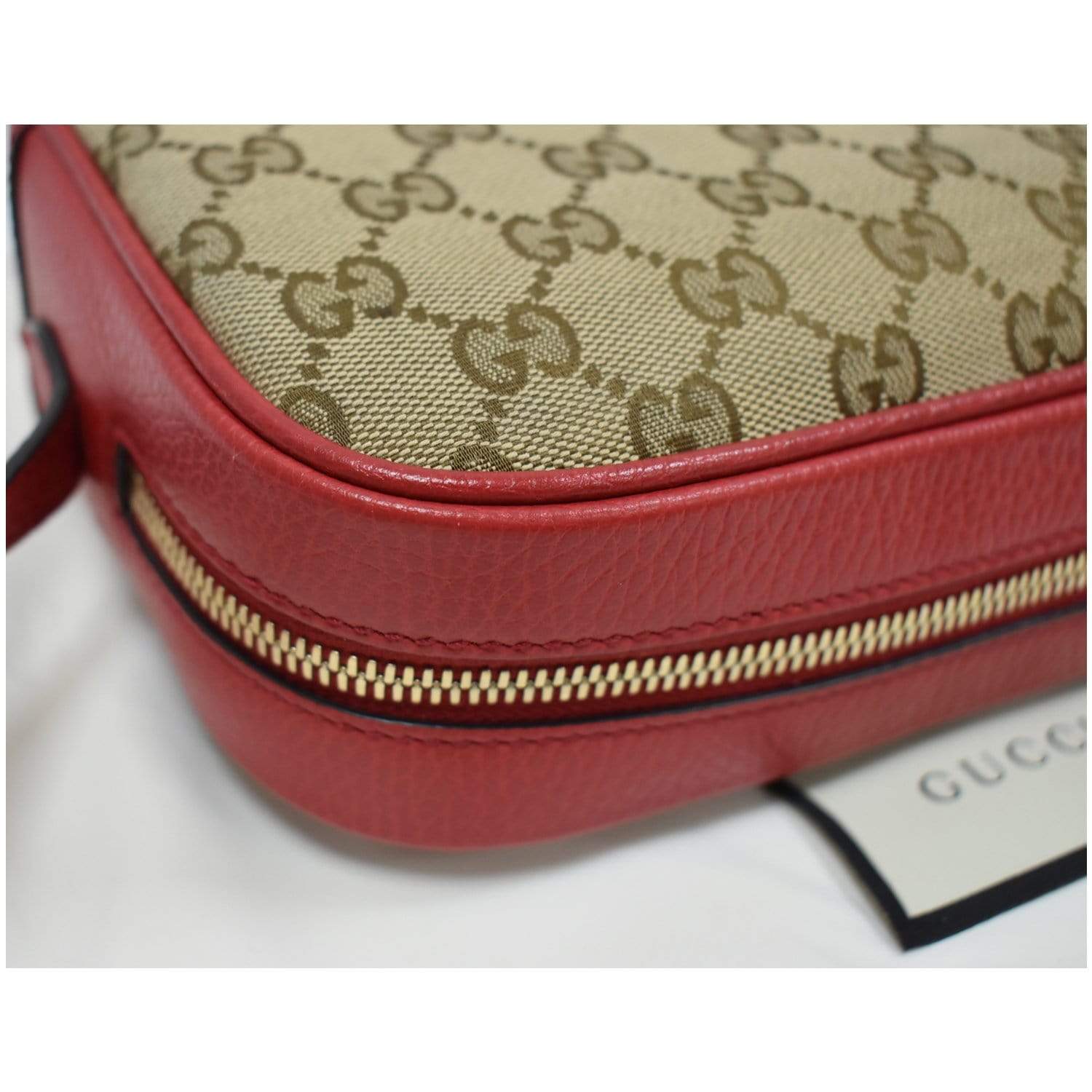 Beige Gucci GG Canvas Bree Satchel – Designer Revival