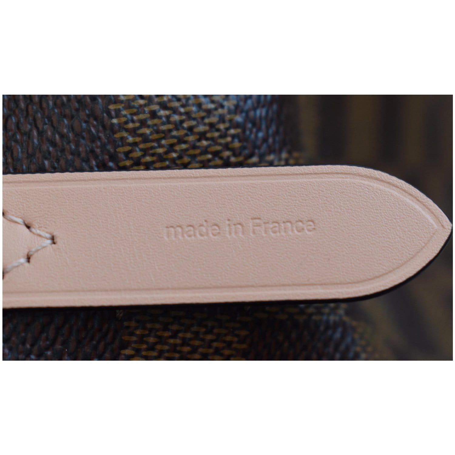 Louis Vuitton, Bags, Louis Vuitton Neonoe Damier Ebene Saffron Leather 0  W Authentication Cards