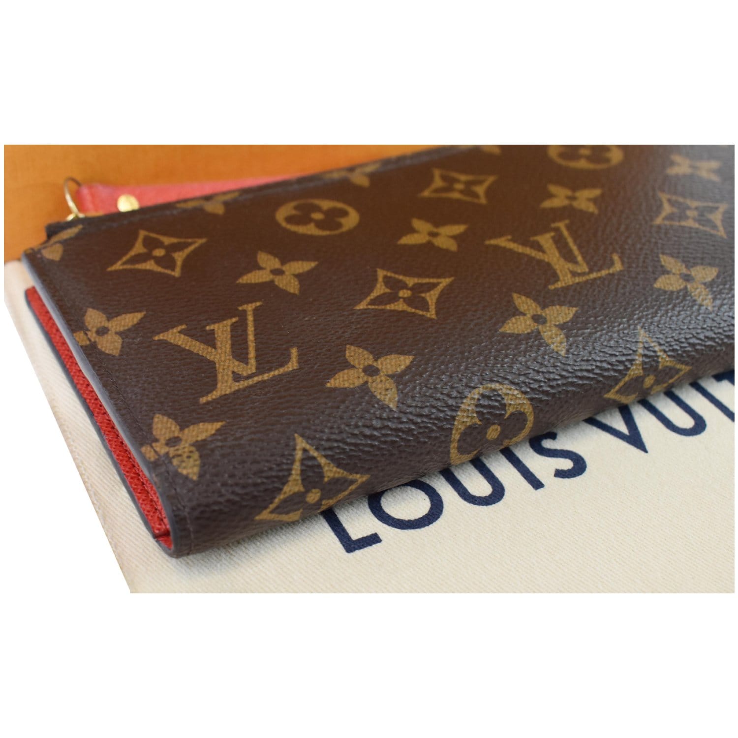 Louis Vuitton Monogram Canvas Adele Wallet Coquelicot M61287