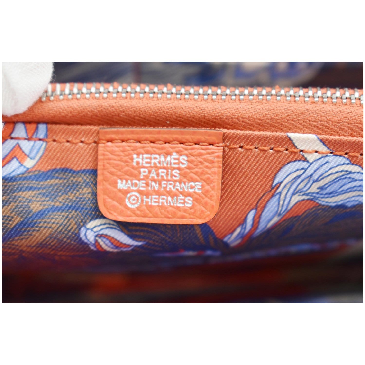 Hermes Etoupe Epsom Blue Electric Sangles Silk-In Azap Long Wallet Per -  Chicjoy