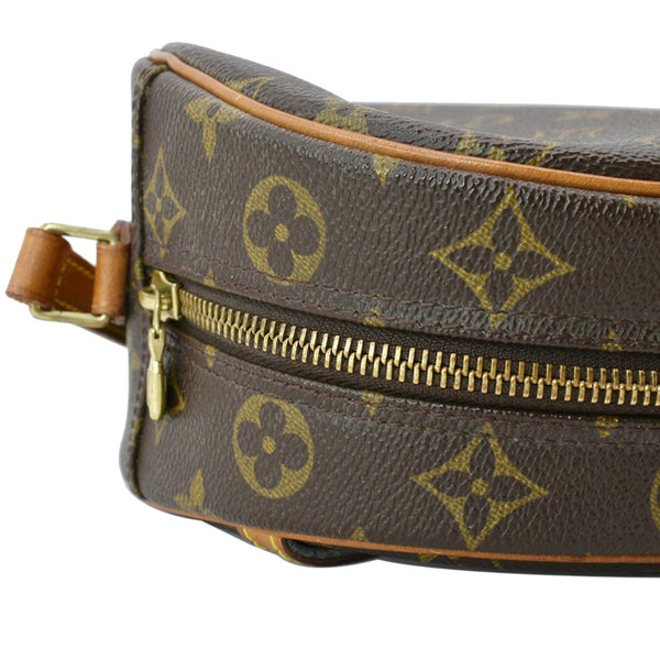 LOUIS VUITTON Blois Vintage Monogram Canvas Crossbody Bag Brown