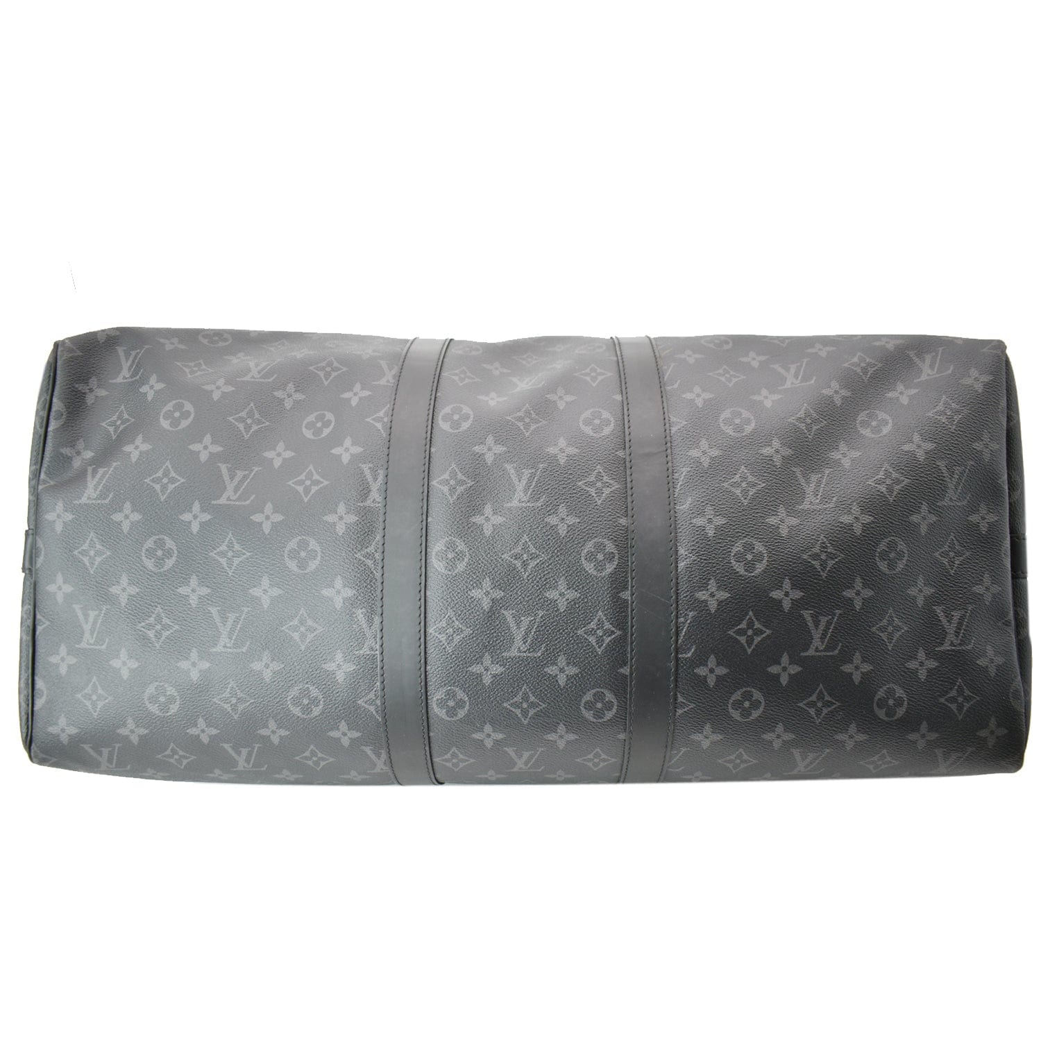 Louis Vuitton Bandouliere Keepall 55 Monogram Eclipse Duffle Bag