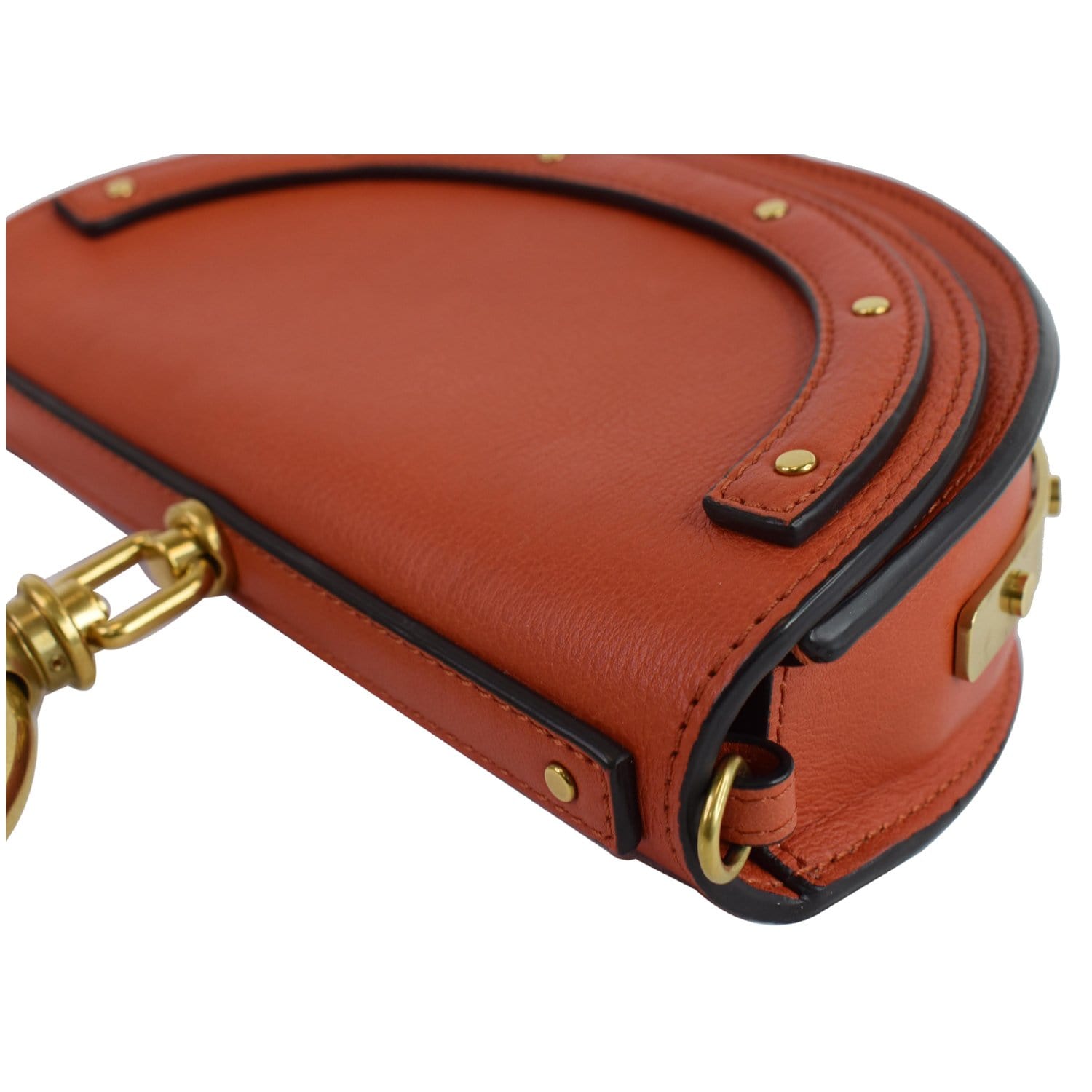 Bracelet nile leather mini bag Chloé Orange in Leather - 25888464