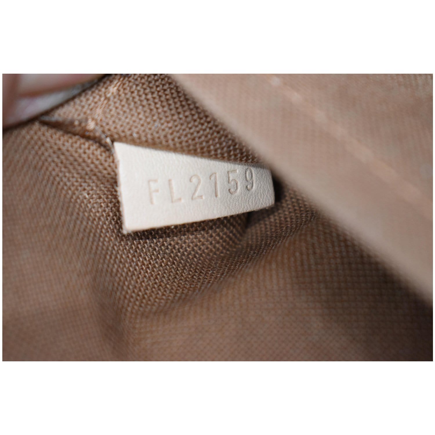 Alma bb cloth crossbody bag Louis Vuitton Brown in Cloth - 30222136
