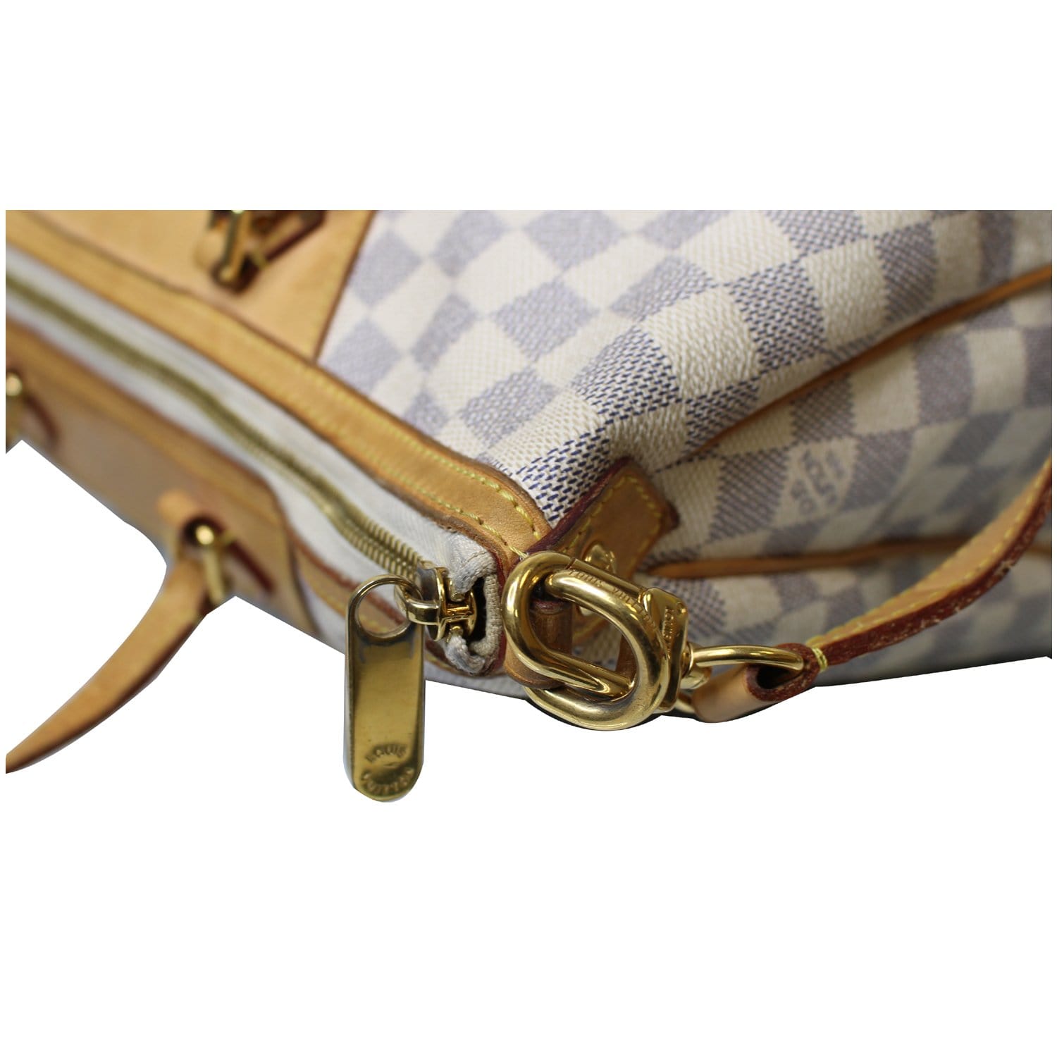 Louis Vuitton Shoulder Bag Damier Azur Siracusa White woman bag