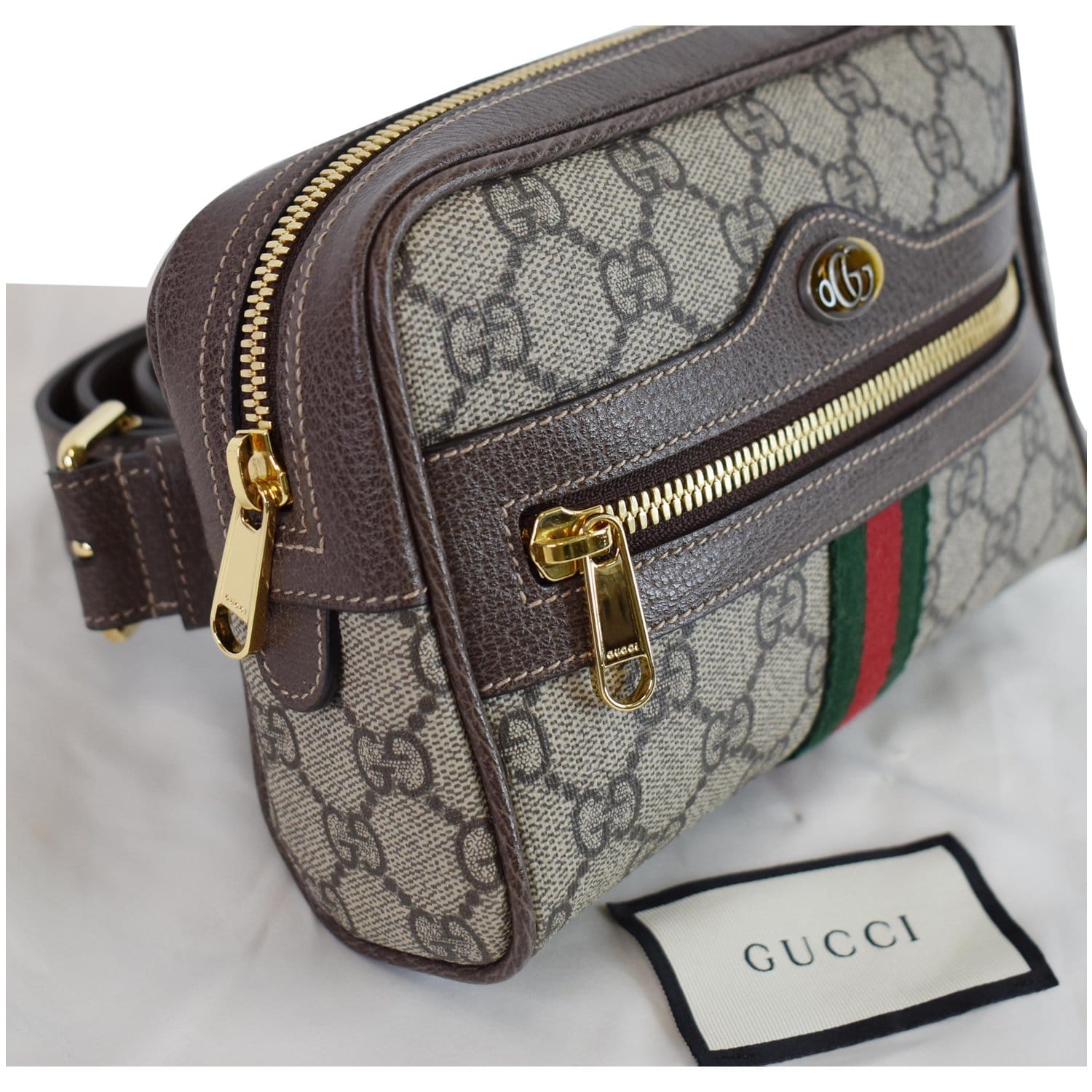 Gucci Ophidia GG Supreme Small Belt Bag (ใช้ 1 ครั้ง ใหม่มาก