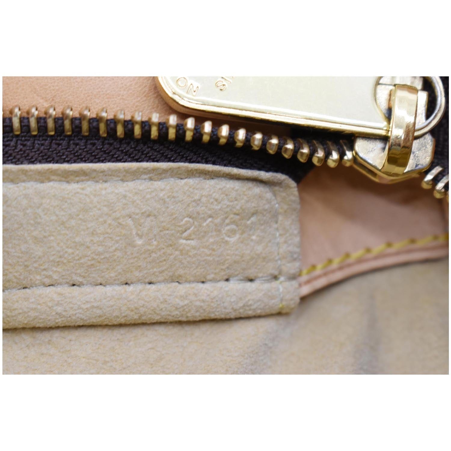 Boetie leather handbag Louis Vuitton Brown in Leather - 35996950