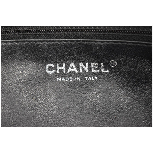 CHANEL Timeless Caviar Quilted Leather Clutch Black