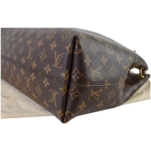 LOUIS VUITTON Graceful MM Monogram Canvas Shoulder Bag Brown