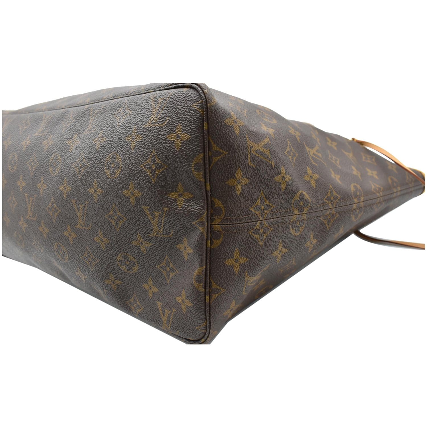 LOUIS VUITTON Neverfull GM Monogram Canvas Tote Bag Brown