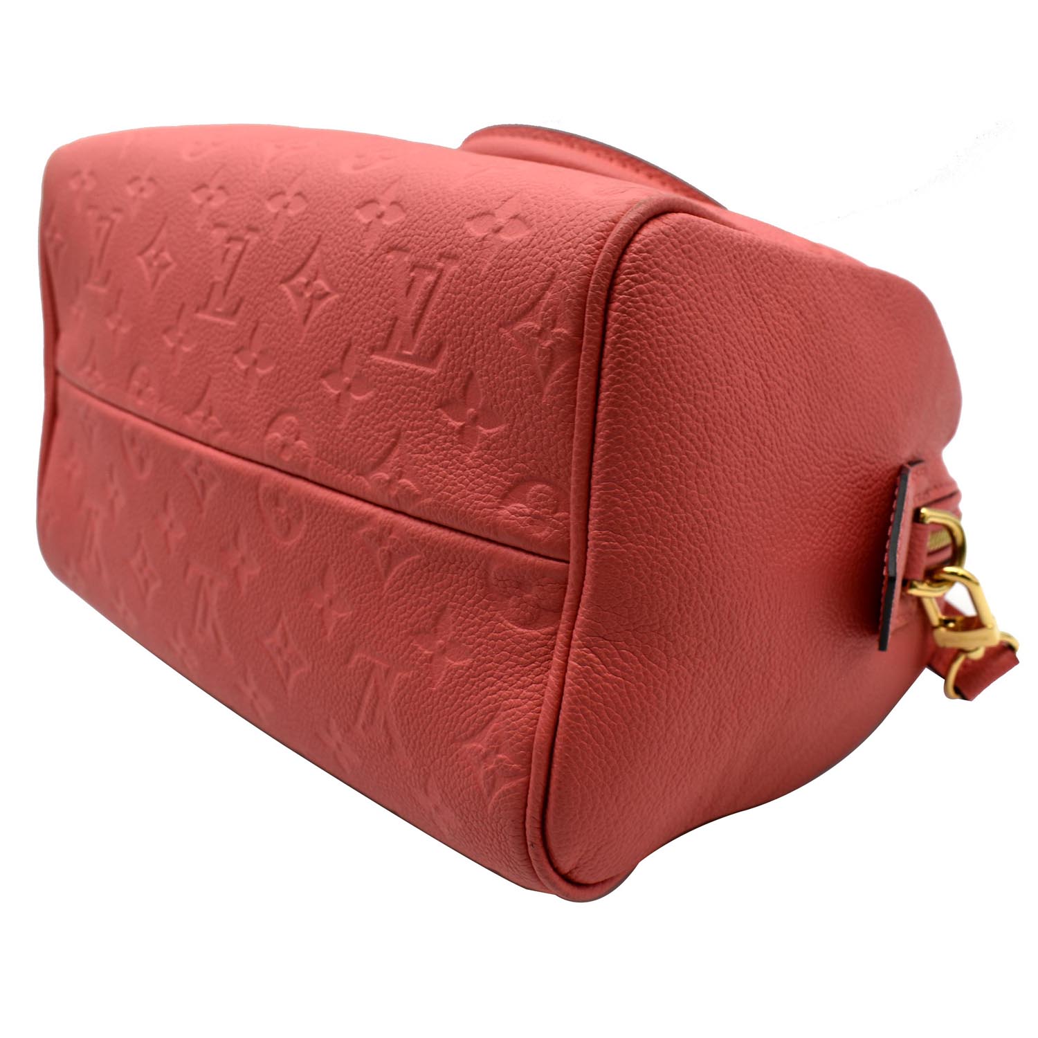 LOUIS VUITTON Speedy Empreinte 25 Shoulder bag in Red Leather Louis Vuitton