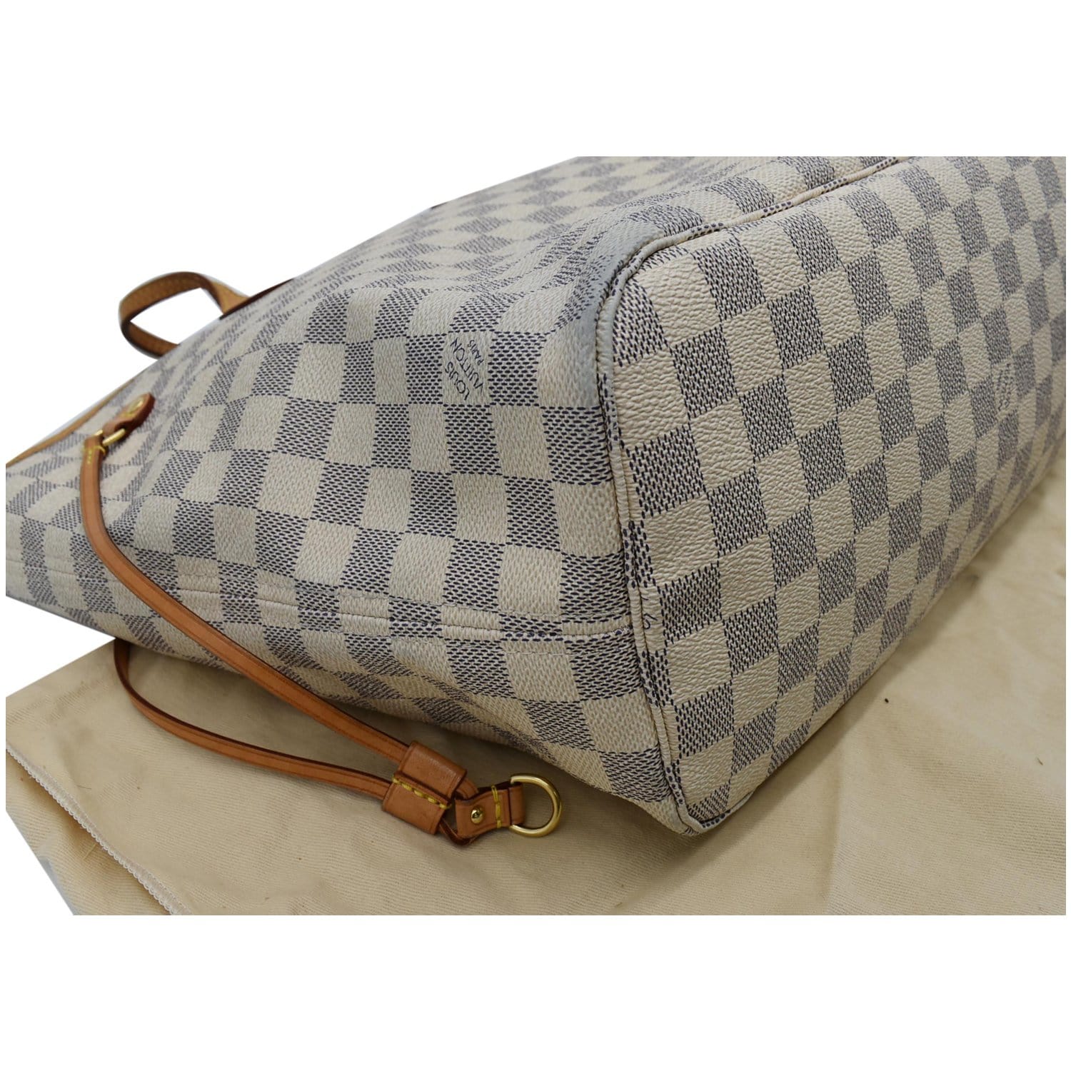 Louis Vuitton Vintage - Damier Azur Neverfull MM Bag - White Ivory Blue -  Damier Leather Handbag - Luxury High Quality - Avvenice