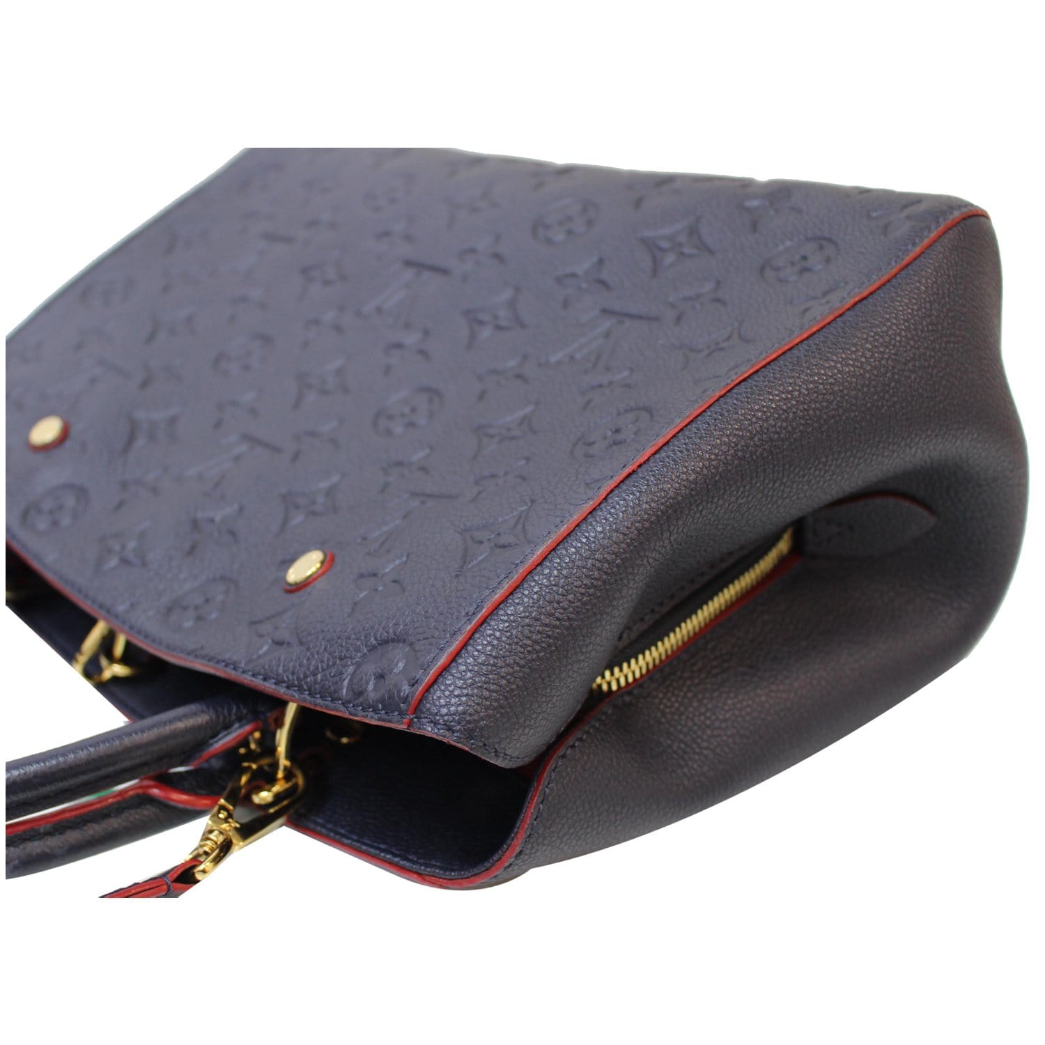 Louis Vuitton Crossbody Sully Monogram Empreinte MM Marine Rouge in Leather  with Brass - US