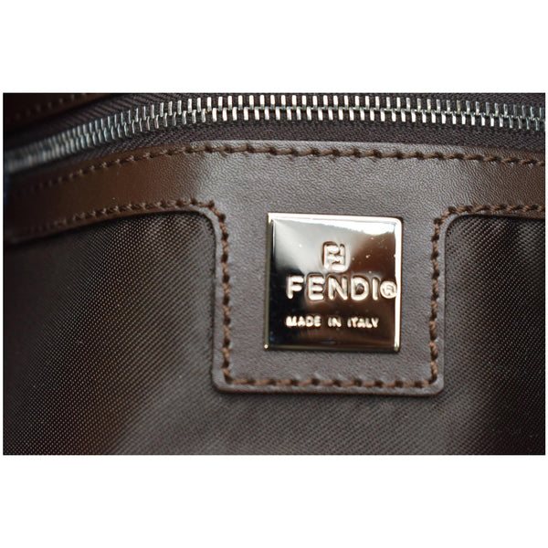 FENDI Baguette Denim Leather Shoulder Bag Blue