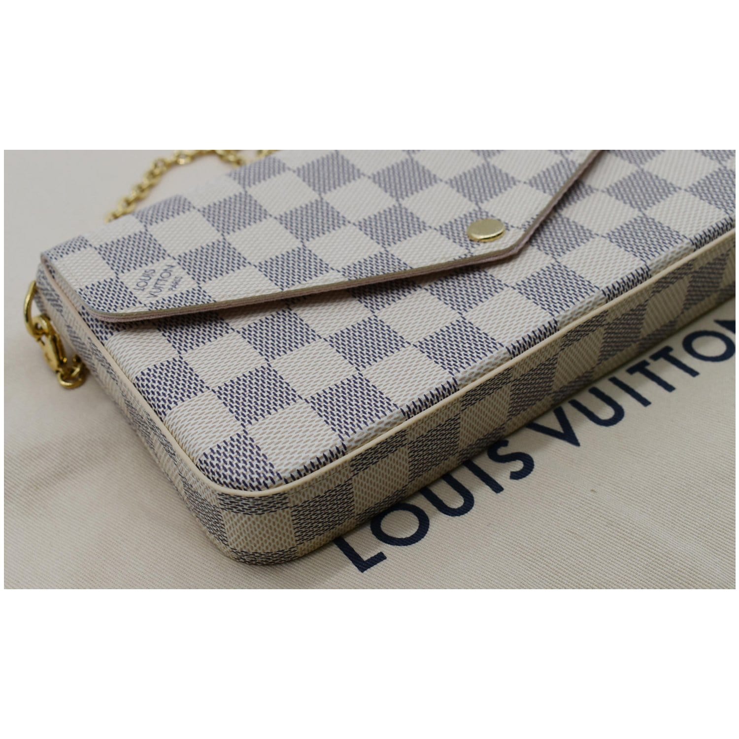 Louis Vuitton Felicie Pochette Damier Azur