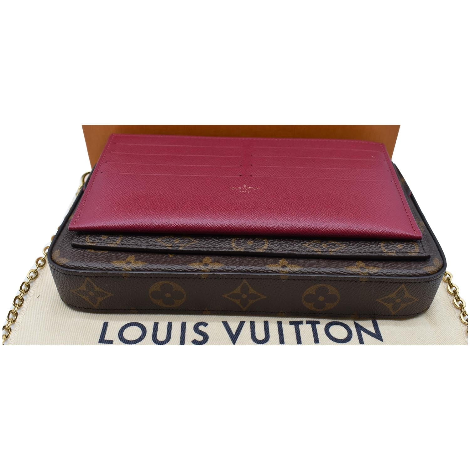 Louis Vuitton FELICIE Pochette Cognac  Louis vuitton felicie, Louis  vuitton felicie pochette, Félicie pochette
