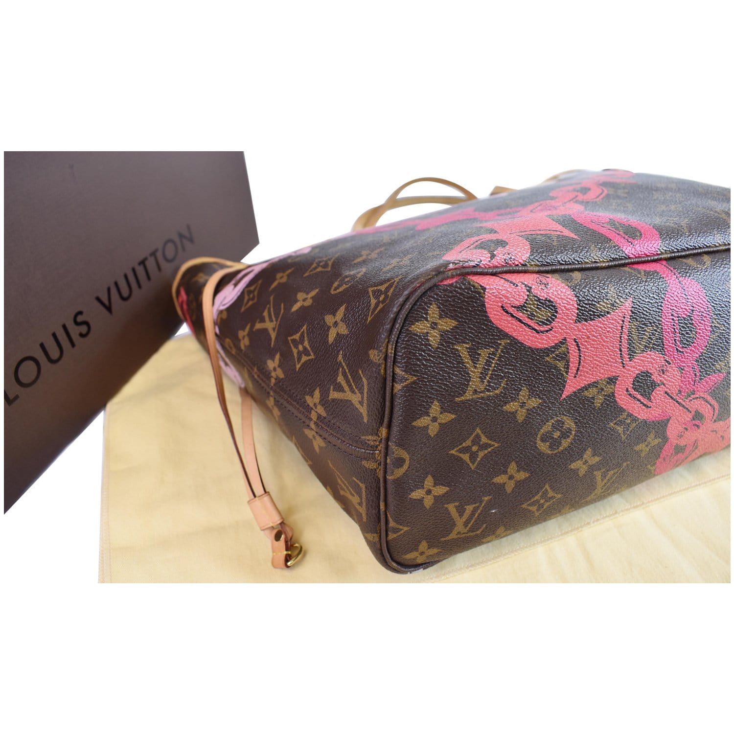Original Louis Vuitton Neverfull MM Limited Edition Bay chain